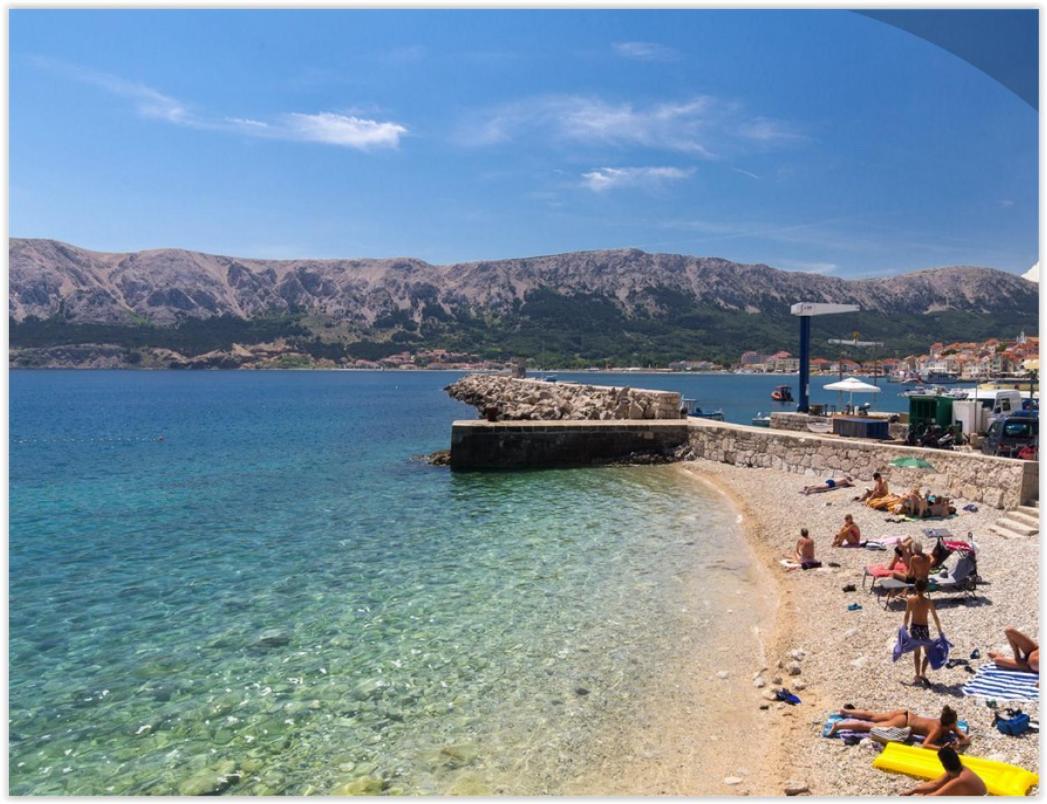 Beach Villa Baska Exterior foto